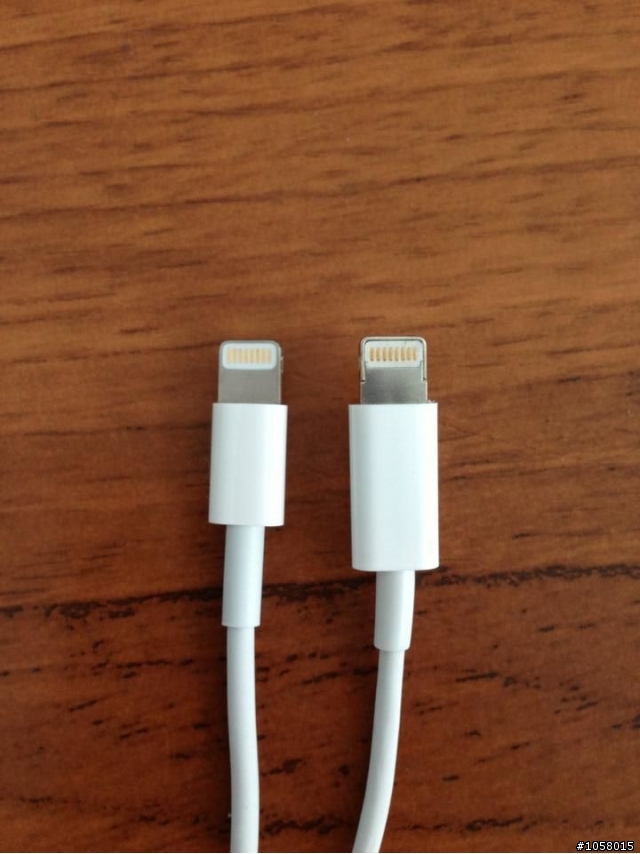 收到了副廠apple iphone5 lightning 傳輸線