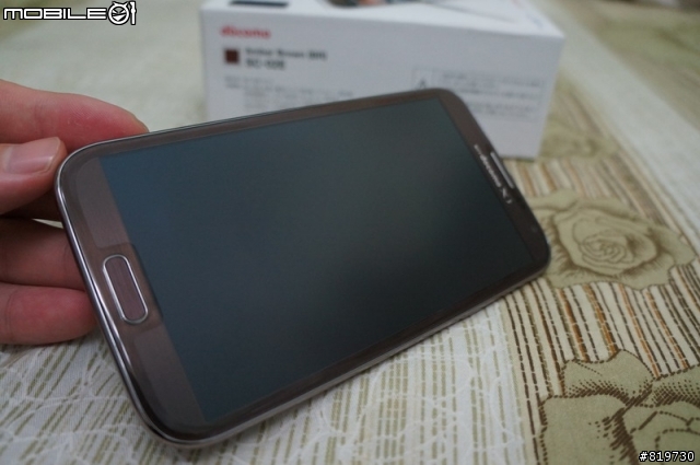 日版NOTE2--DOCOMO SC-02E 棕色版簡易開箱