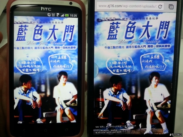 開啟藍色大門~NOTE2 與HTC ONE x螢幕比較