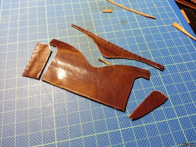 【手工皮件分享】舊瓶新裝之 Hand Made 野牛皮零錢包