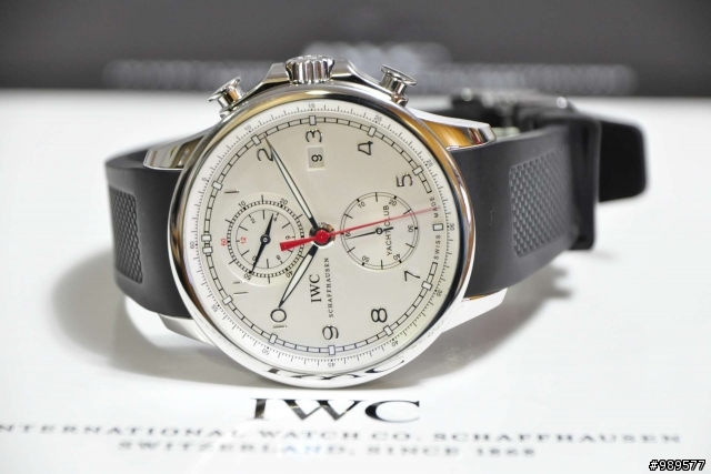 [開箱]抵擋不住的柳葉針,IWC yacht club 白面!