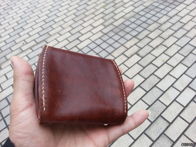【手工皮件分享】舊瓶新裝之 Hand Made 野牛皮零錢包