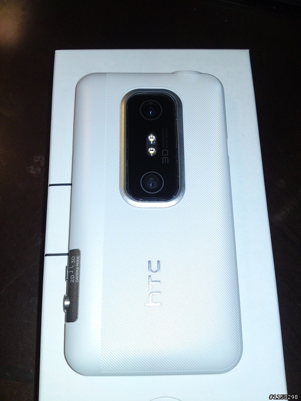 HTC EVO 3D [GSM] 換白色殼成功!!