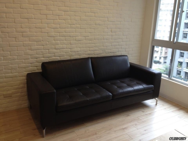 Natuzzi Savoy 2458 40號皮黑沙發簡單開箱