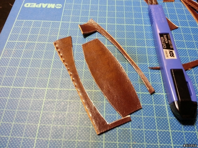 【手工皮件分享】舊瓶新裝之 Hand Made 野牛皮零錢包