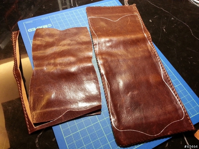 【手工皮件分享】舊瓶新裝之 Hand Made 野牛皮零錢包