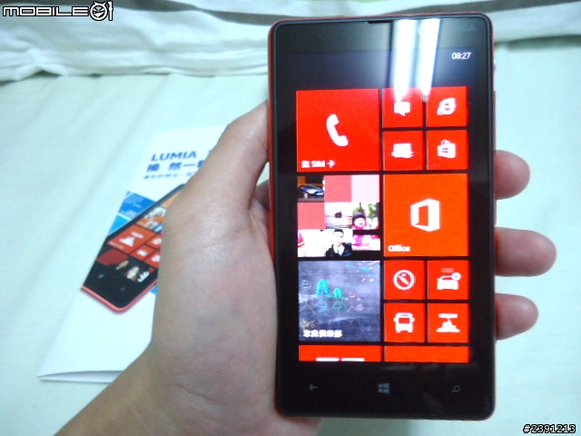 【開箱】Lumia 820(紅色)簡單分享文 ！
