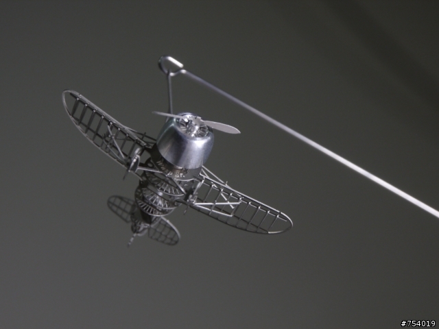 【撿到寶】 DERO BASE  Gee Bee R-1 & BENDIX Pylon   1:160 骨感金屬飛機模型