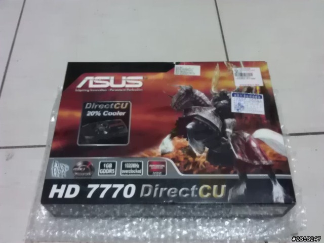 [顯卡]華碩ASUS AMD  HD 7770 -DC-1GB-DDR5 V2  開箱評測