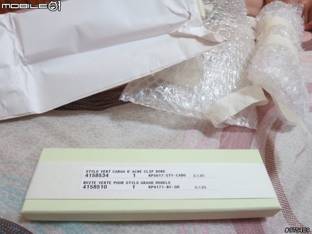聖誔禮物開箱 CARAN d'ACHE 卡達原子筆