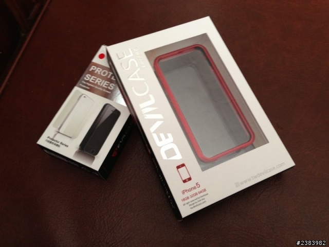IPHONE5 DEVILCASE 鋁製邊框 小開箱~~~剛收到~熱的!!