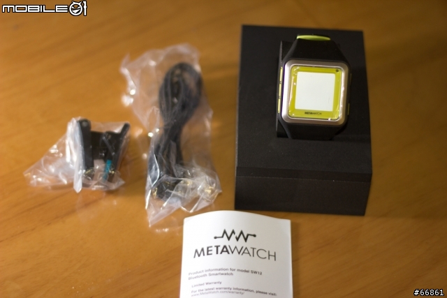 MetaWatch STRATA 我的智慧型手錶開箱啦！