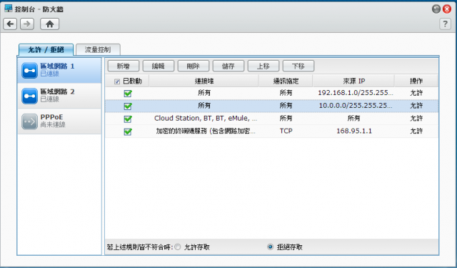 [分享]DSM的防火牆設定