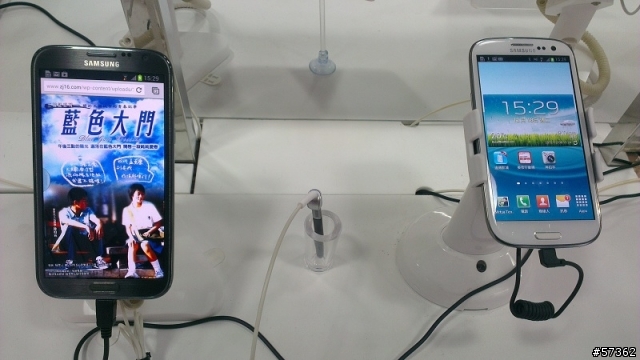開啟藍色大門~NOTE2 與HTC ONE x螢幕比較
