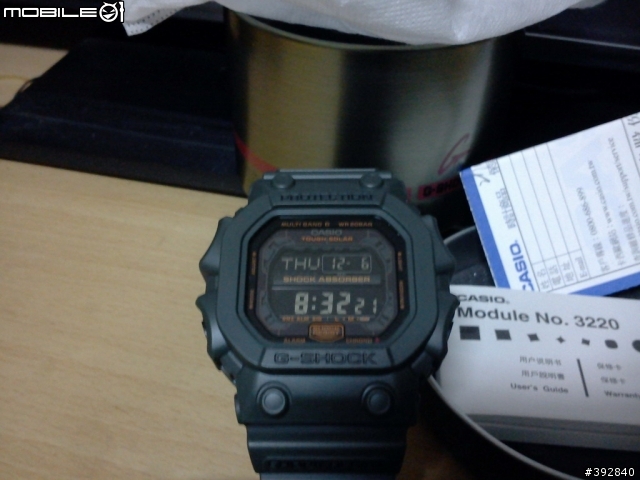 [簡易開箱] CASIO GXW-56KG-3DR(軍綠色)手錶