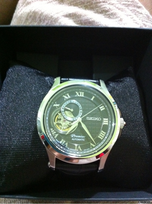 [開箱] 女友的聖誕禮物-1  seiko-SSA023J1 Premier 開心系列機械錶