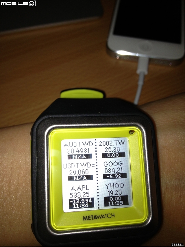MetaWatch STRATA 我的智慧型手錶開箱啦！