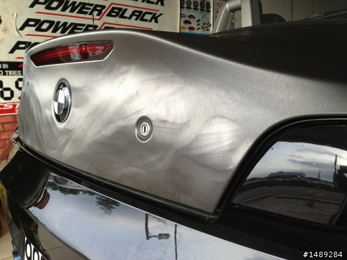 E85 Z4鐵灰髮絲紋DIY全車包膜