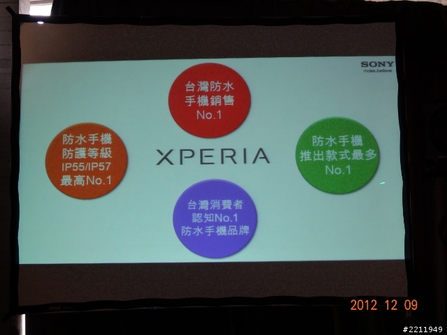 (重發)看就知道的"SONY"，2012年度壓軸旗艦機"Xperia V"!"體驗心得"分享(原發時間12/18