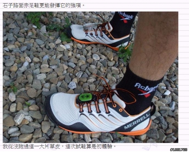 MERRELL TRAIL GLOVE 赤足跑鞋 測試報告