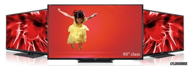 SHARP 90吋3D大電視簡易開箱~SHARP LC-90LE745U~