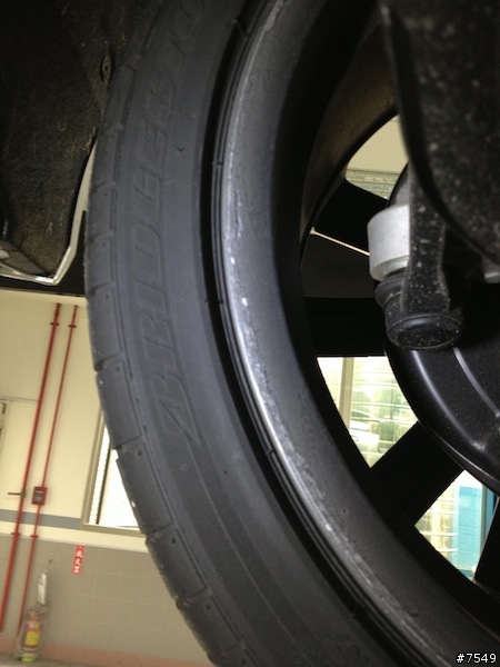 GS450h F SPORT鋁圈內側有瑕疵