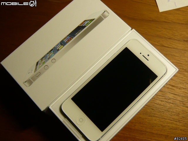 Apple store 官網12／14訂購的iPhone 5已經到貨了！