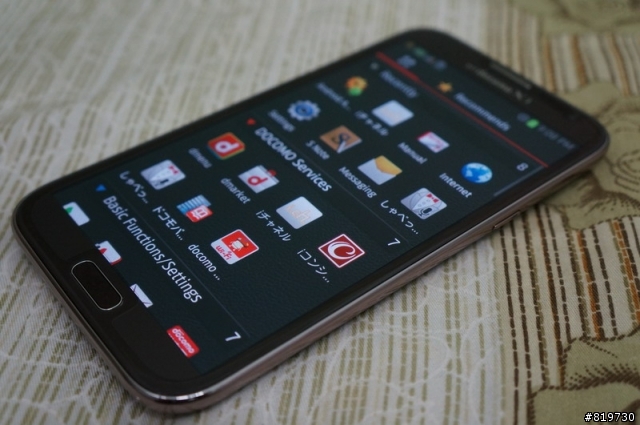 日版NOTE2--DOCOMO SC-02E 棕色版簡易開箱