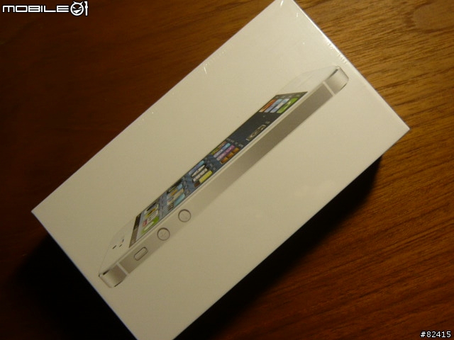 Apple store 官網12／14訂購的iPhone 5已經到貨了！