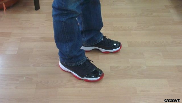 [開箱] Air Jordan 11 Retro "Bred" 黑紅配色