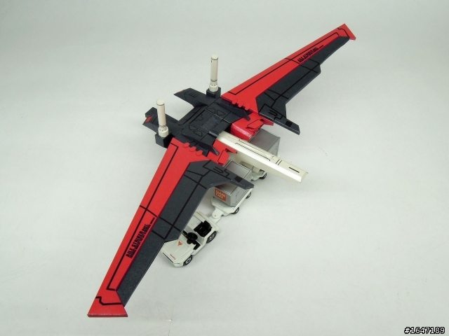 像不像三分樣 攻擊嫣紅 Strike Aile Pack背包完成(紙模型)