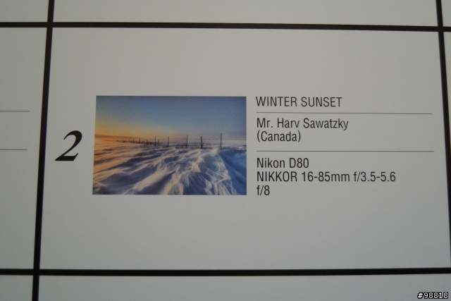 Nikon 2013年單眼相機月曆