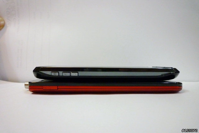 SH-02E 簡單開箱 和F-10D / 紅蝴蝶 外觀比較