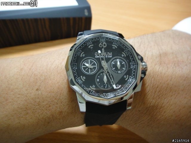 崑崙海軍上將開箱 Corum Admiral's Cup Challenger 44 Chrono