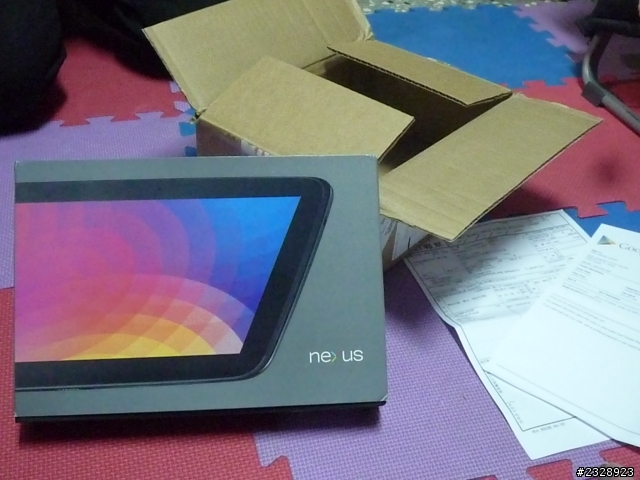 「開箱」等到頭髮都白了之 nexus 10 16g 美國貨 unboxking