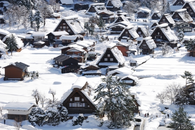 [冬之日本中部山區自助行]-夢幻童話小屋~合掌村(荻町/菅沼聚落)照片分享