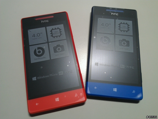 [開箱]孝親首推HTC 8S 慶典紅+海軍藍 雙開箱...