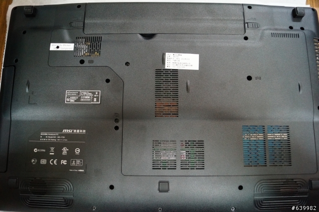超值筆電MSI CX70 i7-3630QM GT645M顯卡 16GB ram 加裝128GB鎂光M4 SSD，還有1TB硬碟（改裝）