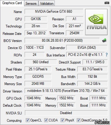 【簡單開箱】EVGA GTX660/2GD5