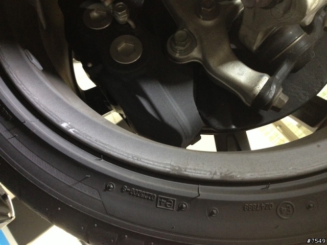 GS450h F SPORT鋁圈內側有瑕疵
