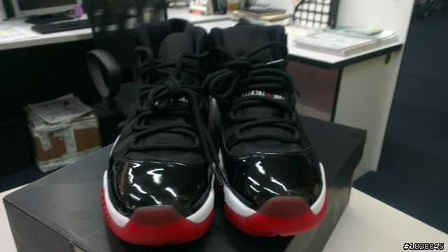 [開箱] Air Jordan 11 Retro "Bred" 黑紅配色