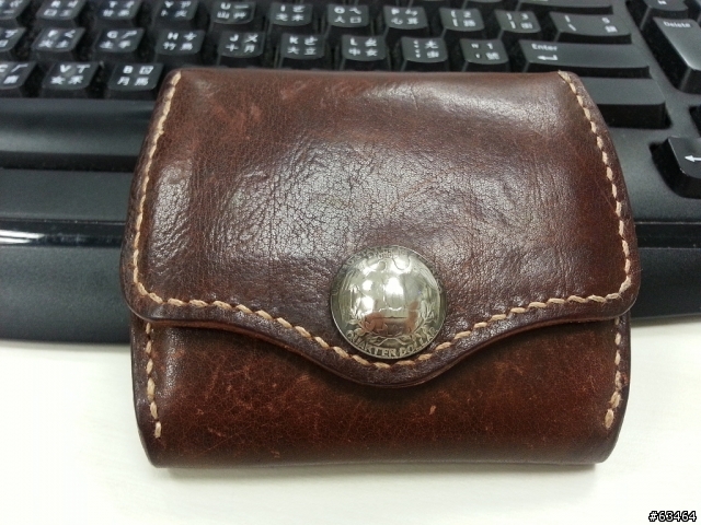 【手工皮件分享】舊瓶新裝之 Hand Made 野牛皮零錢包