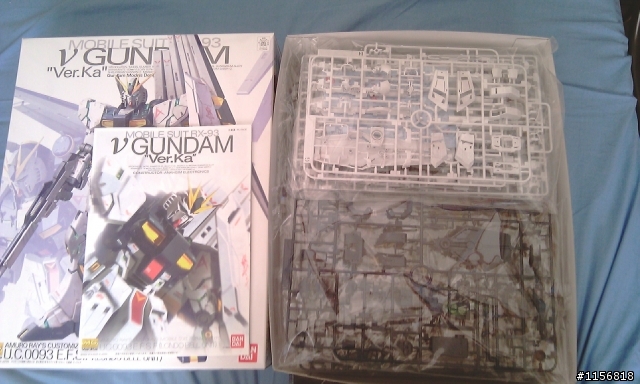 年底重量級大作MG NU GUNDAM VER.KA 到貨!!!!