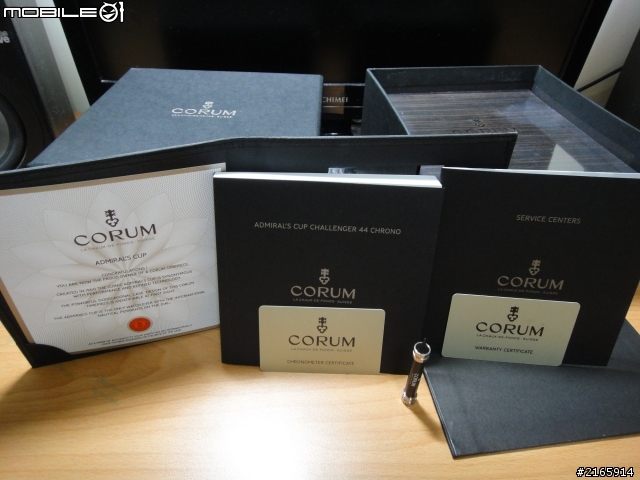 崑崙海軍上將開箱 Corum Admiral's Cup Challenger 44 Chrono