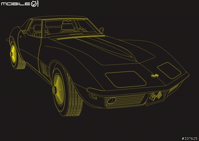 買不起就畫一台 VIII Corvette StingRay Coupe C3 CorelDRAW X6 全向量繪製