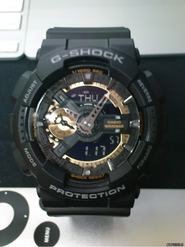 〔開箱〕My little brother's birthday gift. G-SHOCK GA-110RG-1A 限量玫瑰金