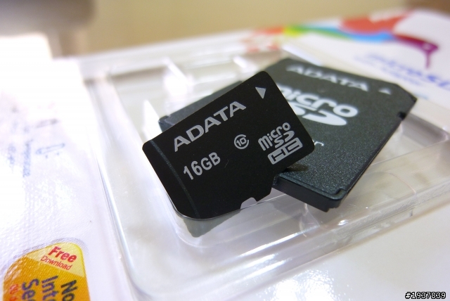 [開箱] 威剛 microSDHC class10 16G +測試