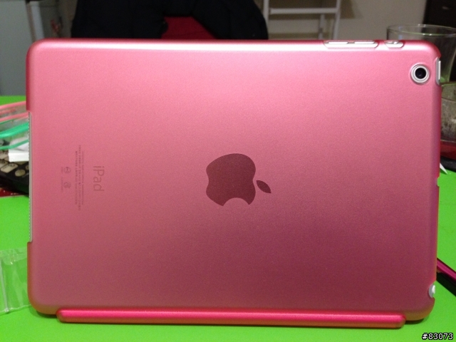 iPAD Mini 便宜的Smart Cover加粉嫩後殼簡易開箱(新增重量量測)