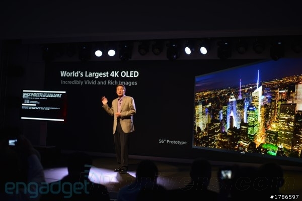 索尼傲視群雄發布全球首款OLED 4K電視 (和友達合作) BD將更新成4K