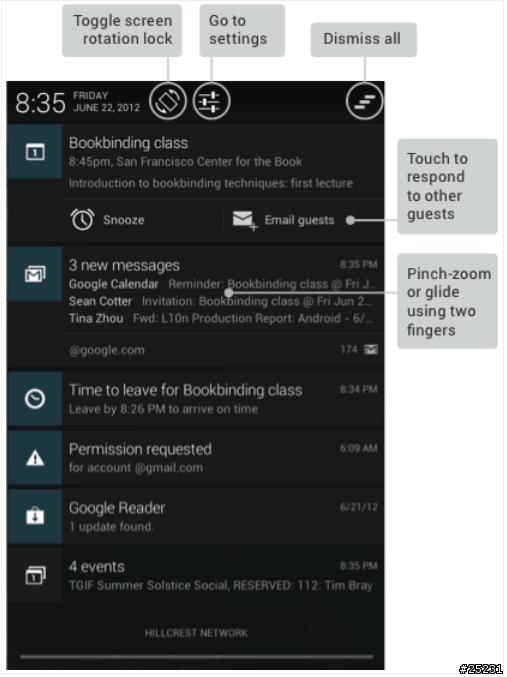 Nexus 7 訊息欄少了符號